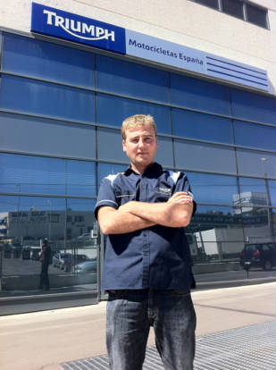Diego Martínez, Marketing Manager de Triumph Motorcyles España