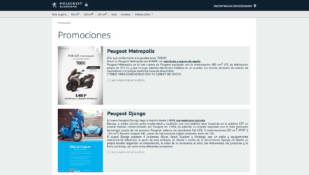 Peugeot Scooters España estrena página web Peugeot Scooters España estrena página web