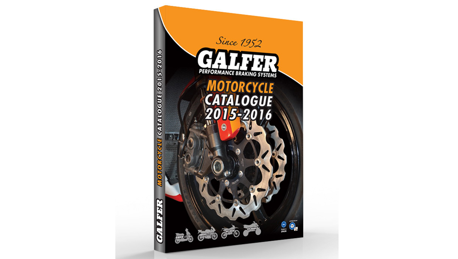 Galfer lanza el catálogo general de componentes de frenado para motocicletas y quads 2015-16
