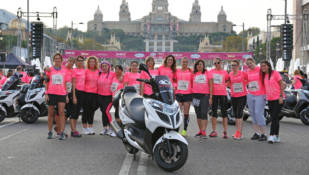 Kymco vuelve a colaborar en la Carrera de la Mujer