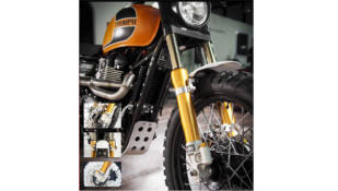 Öhlins lanza una horquilla tradicional para las Triumph Scrambler, Thruxton y Bonneville
