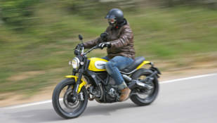Andreani desarrolla un cartucho de suspensión para la Ducati Scrambler