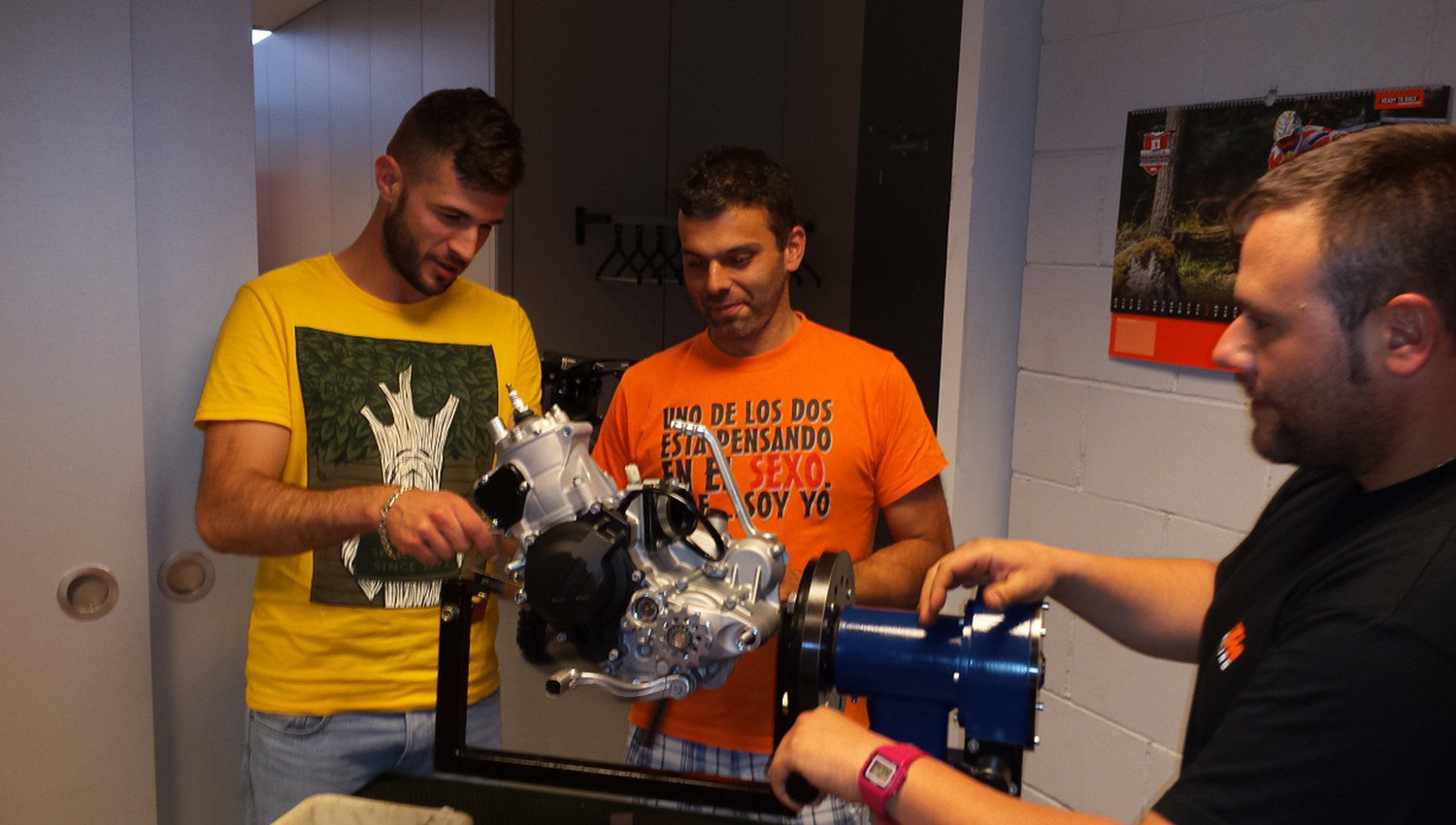 KTM imparte su cursillo anual de mecánicos
