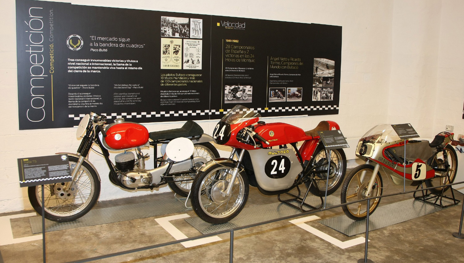 La exposición Bultaco en Barcelona, prorrogada hasta el 28 de febrero de 2016