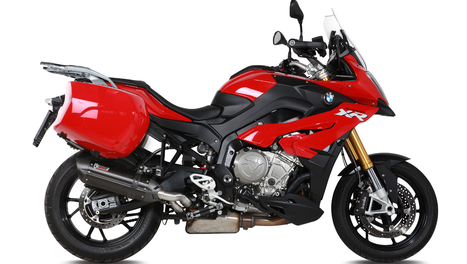 La maxi trail BMW S1000 XR, el destino de los últimos silenciadores desarrollados por Mivv