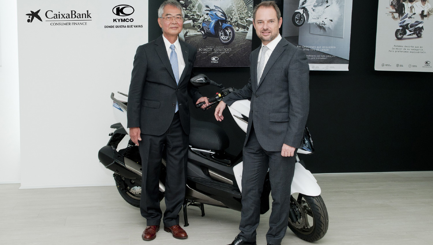 Kymco España alcanza un acuerdo con CaixaBank para mejorar la financiación de sus motocicletas