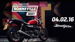 ItaloMotor presenta la Triumph Street Twin organizando la Bonneville Night
