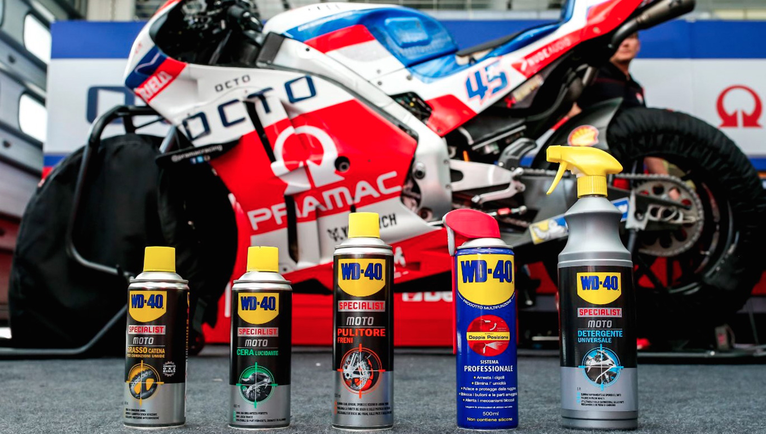 WD-40 lanza la línea de mantenimiento de la moto WD-40 Specialist Motorbike