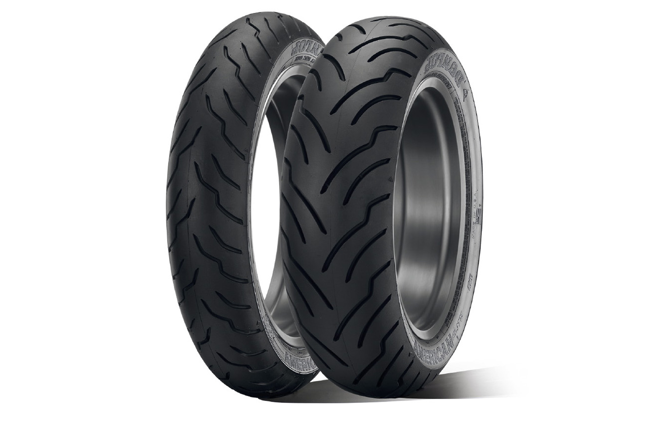 El Dunlop American Elite, equipamiento original de Moto Guzzi, Victory e Indian