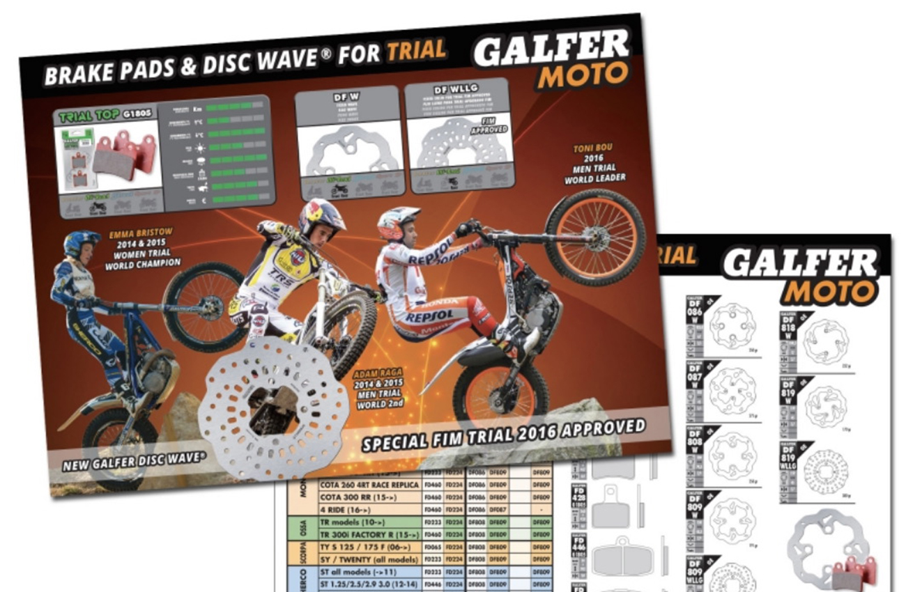 Nuevo catálogo de trial Galfer