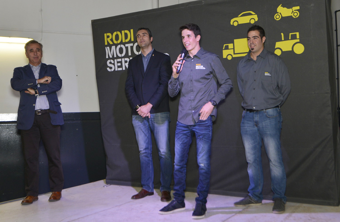 Àlex Márquez apadrina el nuevo Rodi Motor Services de Agramunt (Lleida)