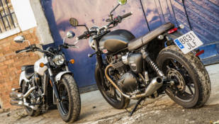Indian Scout Sixty Vs Triumph Street Twin: Prueba