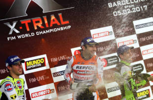 Victoria de Toni Bou en el 40º Trial Indoor Solo Moto de Barcelona