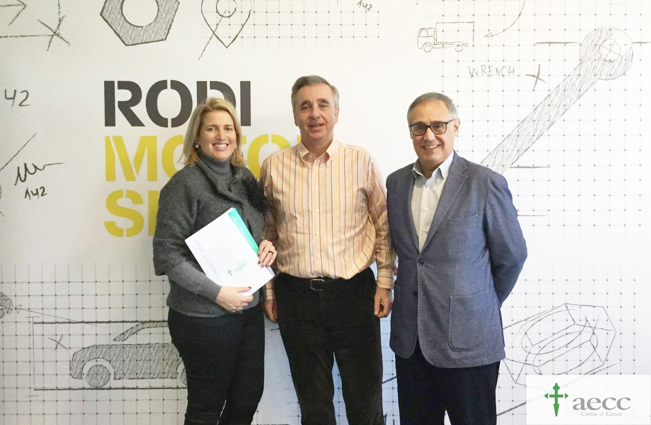 Rodi Motor Services recauda 7.000 euros para la Asociación Española Contra el Cáncer