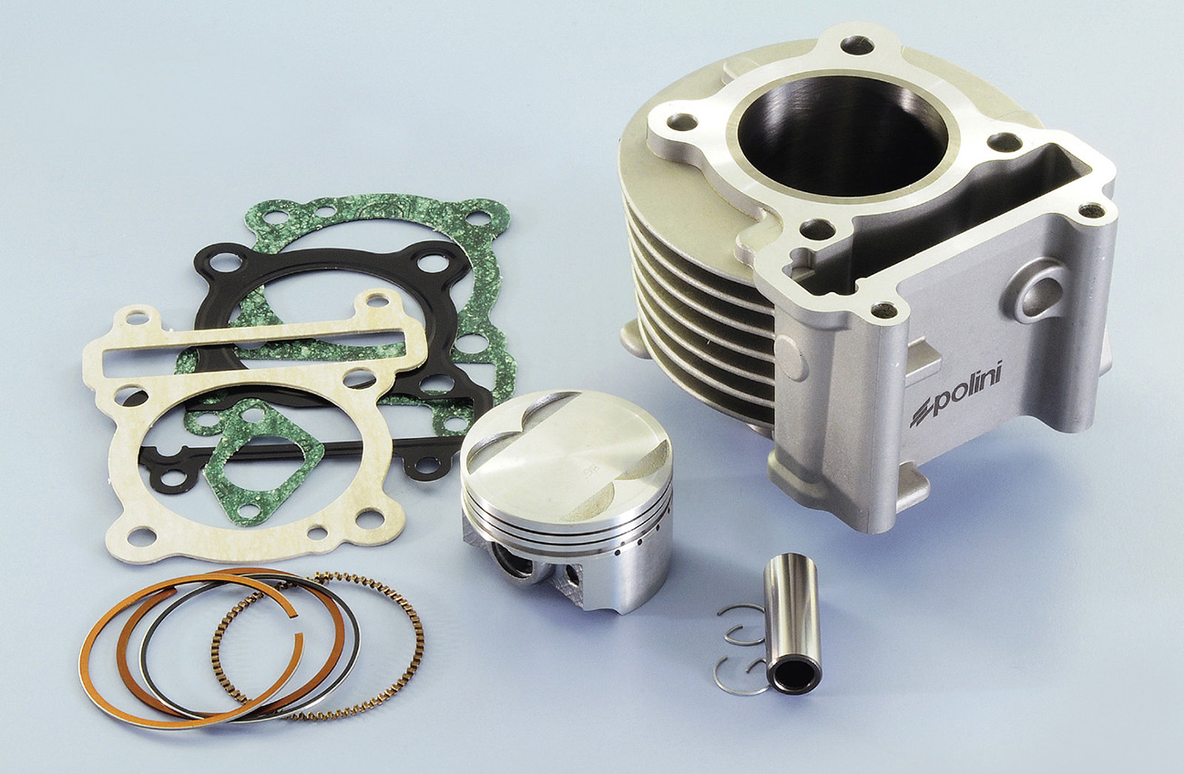 Polini lanza un kit grupo térmico para los scooters Yamaha BW’s, Zuma y Cygnus 125 4T