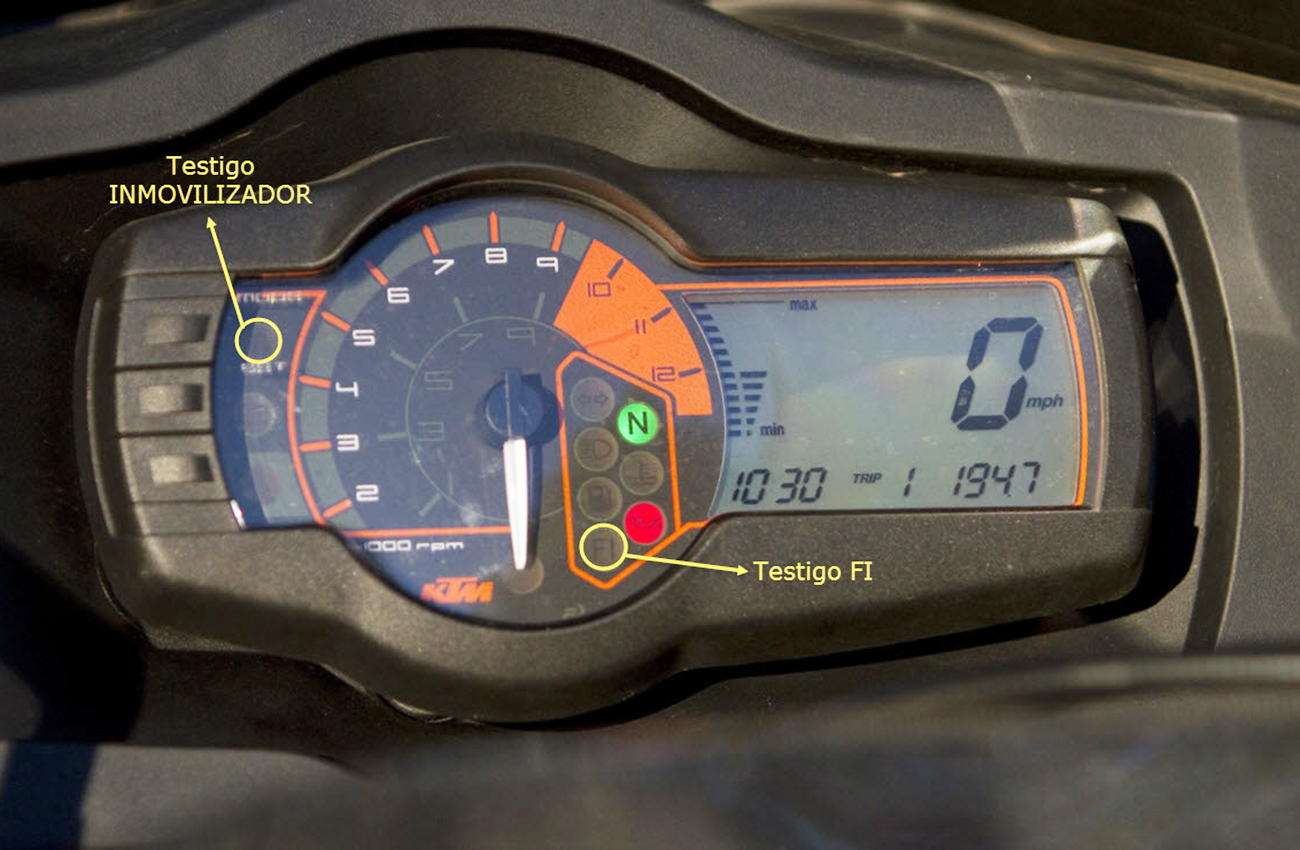 motoConsejo Texa: Cancelar las llaves perdidas y programar las llaves nuevas en una KTM 990 Adventure ABS