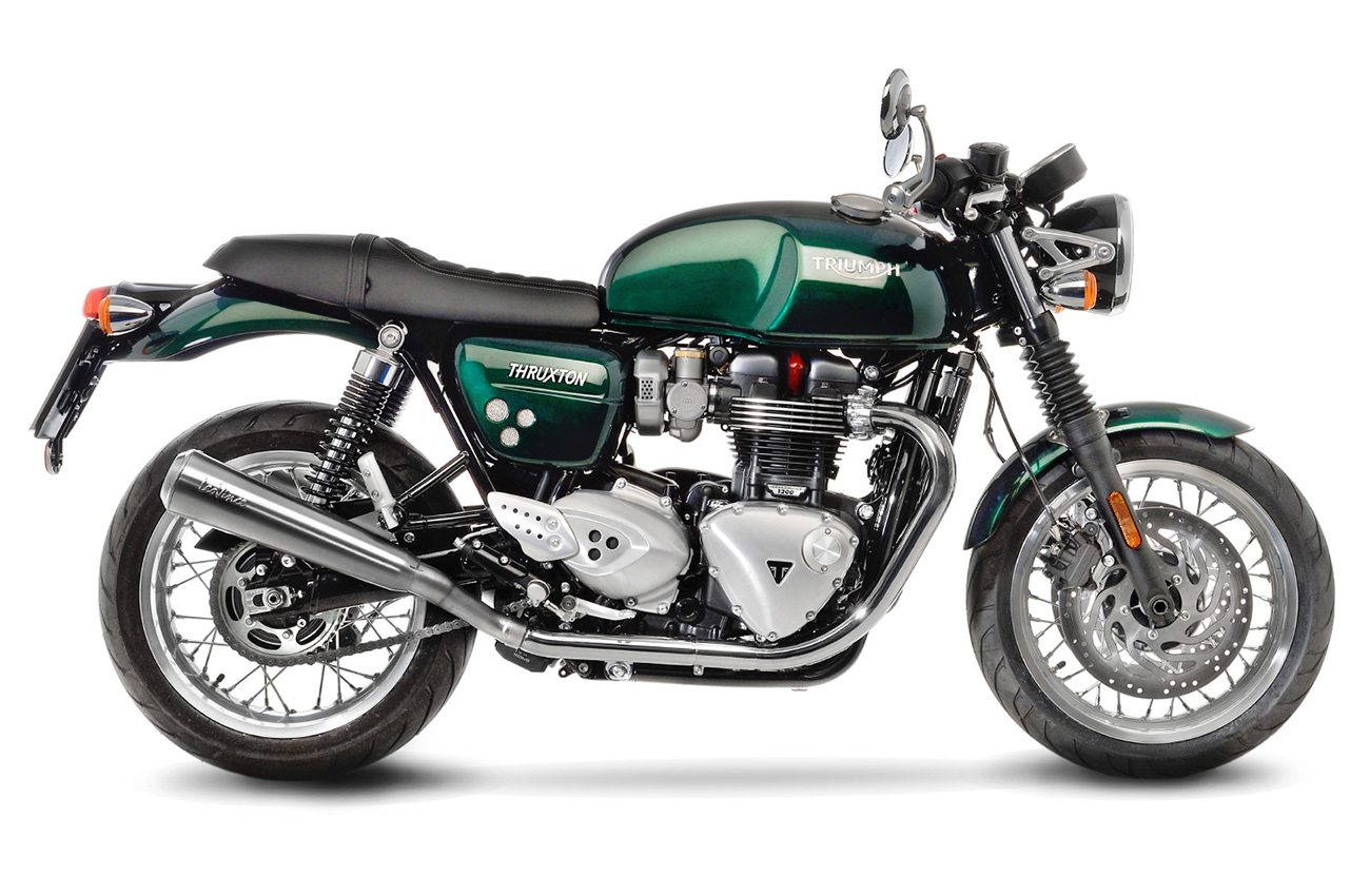 Nuevo escape LeoVince Classic Racer para Triumph