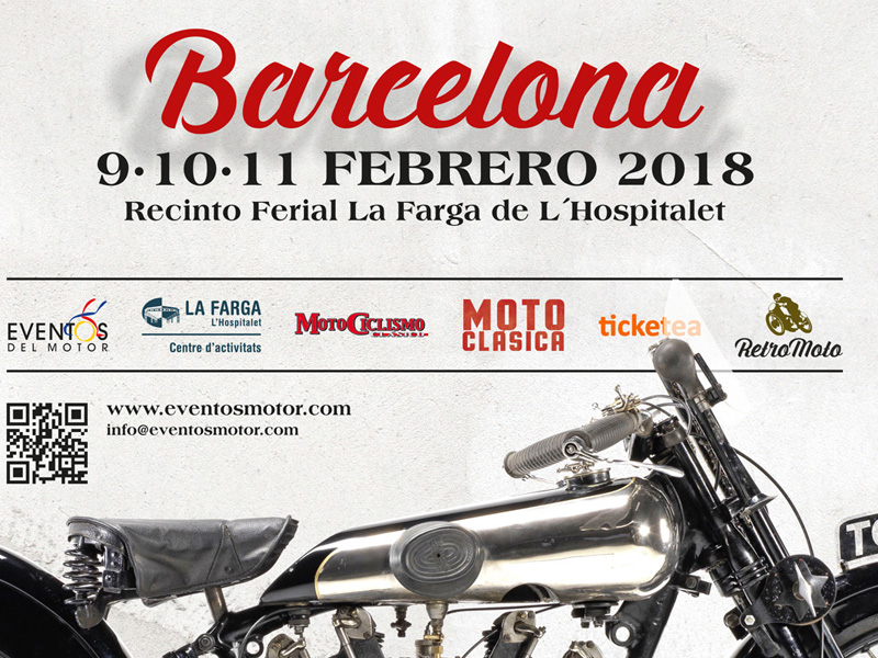 La tercera edición de RetroMoto Barcelona ya tiene cartel