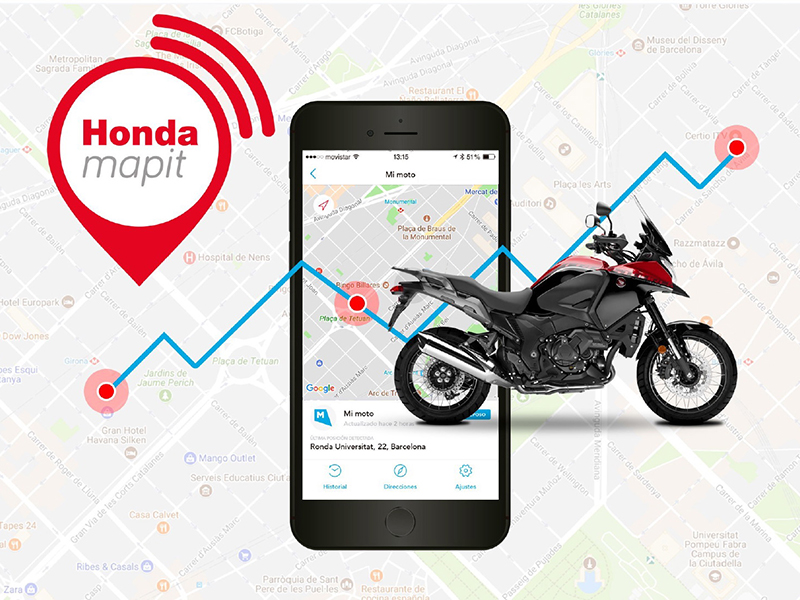 Siempre conectado a tu moto con Honda Mapit
