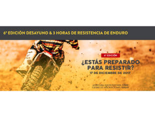 Cita endurera el próximo 17 de diciembre, la 6ª edición del Desayuno & 3 Horas de Resistencia de Enduro organizada por Rodi y Primoto Lleida