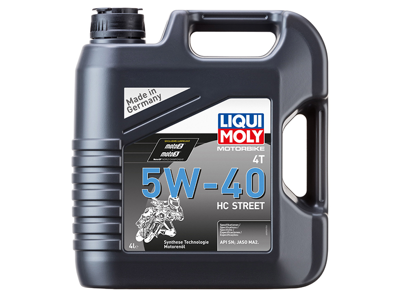 Un aceite para todos los motoristas, el Liqui Moly Motorbike 4T 5W40 HC Street