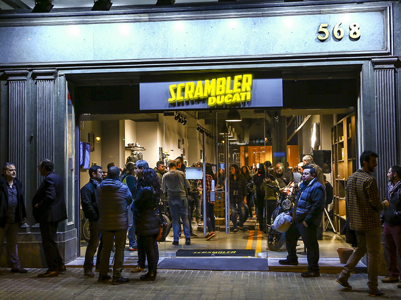 Scrambler Camp Barcelona, la primera tienda exclusiva Ducati Scrambler