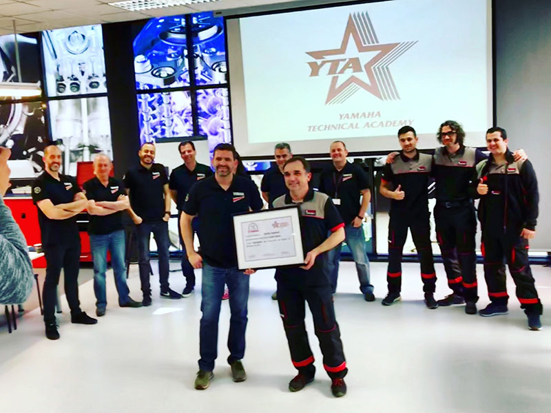 Ovidiu Regheni, Mejor Mecánico Yamaha de España 2018
