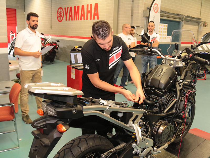 Seleccionados los cuatro finalistas que competirán por ser el Mejor Mecánico Yamaha de España