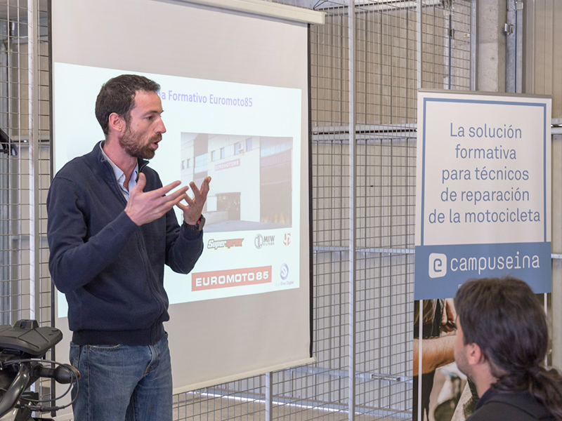 Euromoto85 presenta un programa de formación a talleres