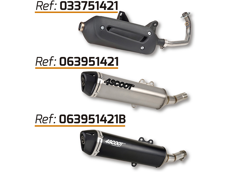 Nuevos escapes Tecnigas para la Kymco Super Dink 300i