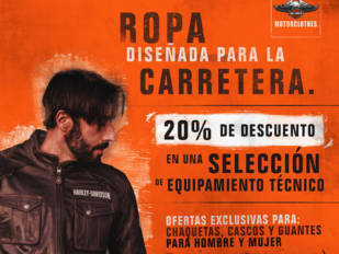 Descuentos de hasta el 20 por ciento si te equipas de Harley-Davidson Descuentos de hasta el 20 por ciento si te equipas de Harley-Davidson
