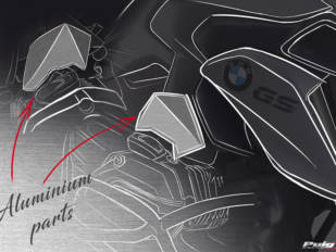 Nuevos deflectores y tapas de toberas de inyección Puig para la BMW R1200 GS