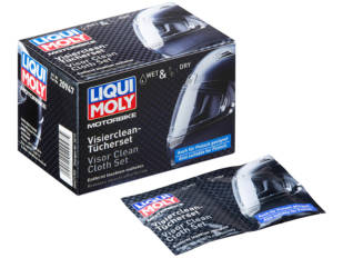 Liqui Moly presenta unas toallitas para la limpieza de la visera del casco
