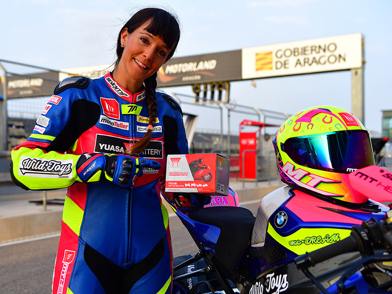GS Yuasa patrocinará a la piloto Mari Calero