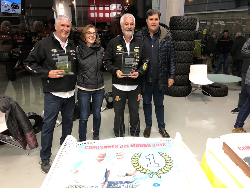Polaris celebra en Gass Racing el título del equipo Xtrem+ en el Campeonato del Mundo de Cross Country