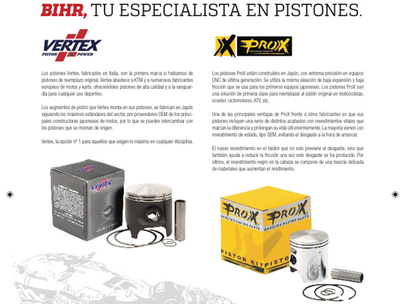 BihrNews: Especialista en pistones