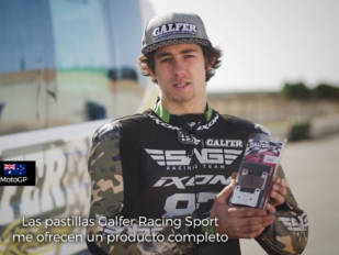 El piloto Remy Gardner explica las excelentes prestaciones de las nuevas pastillas de freno Galfer