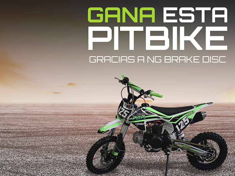NG Brake Disc regala una pitbike
