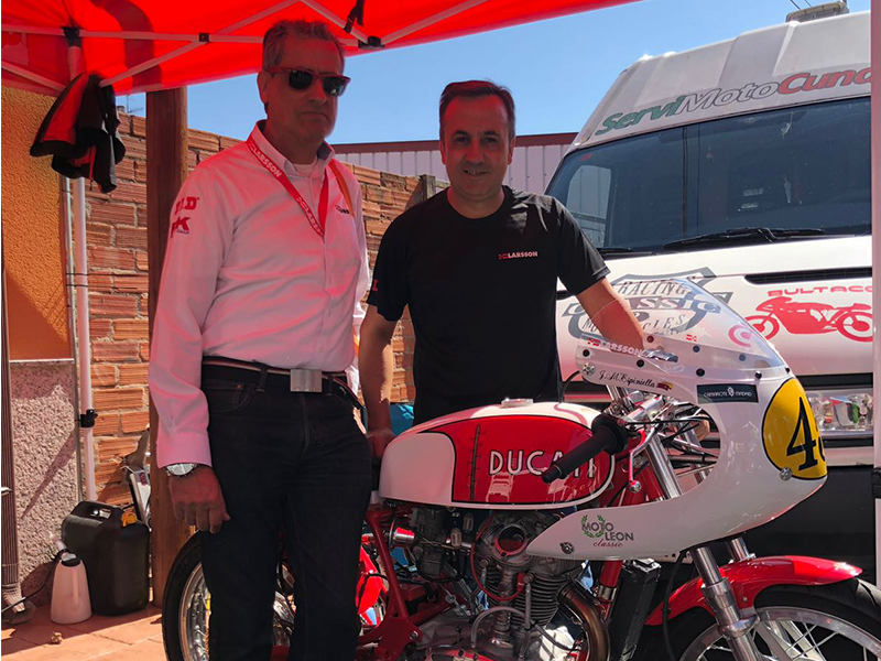 Larsson intensifica su colaboración en el GP de La Bañeza