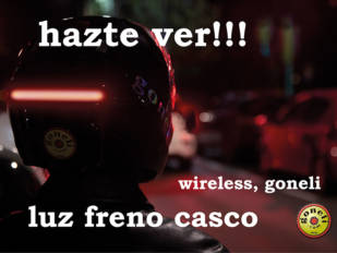 Goneli lanza una luz de freno para cualquier casco Goneli lanza una luz de freno para cualquier casco