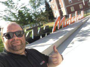 De los primeros en visitar el KTM Motohall