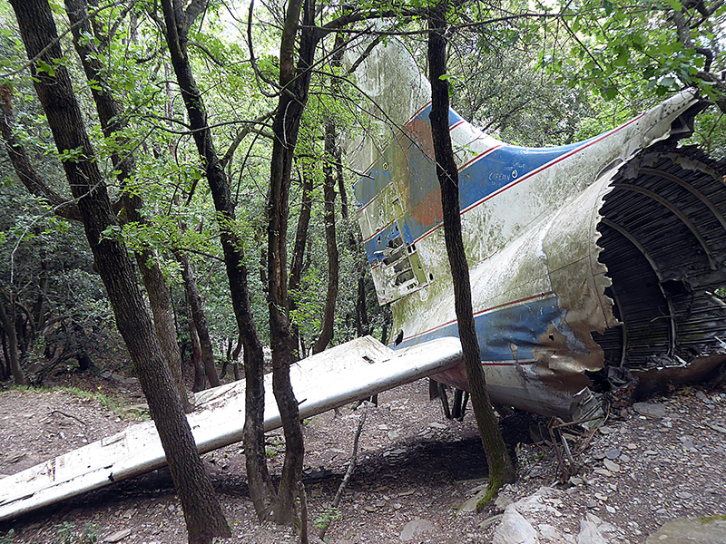 El DC-6 estrellado en la sierra de l’Albera, por Manel Kaizen