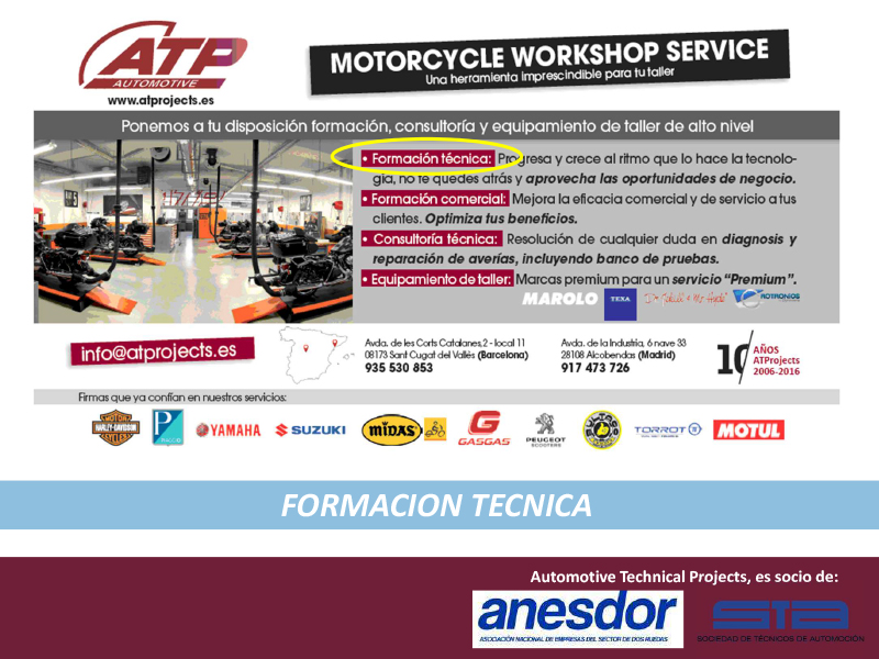 ATP Automotive impartirá cursos sobre electricidad básica y uso del osciloscopio