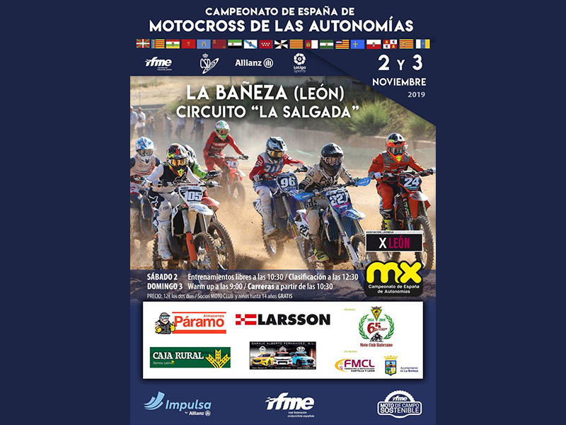 Larsson patrocina el Campeonato de España de Motocross por Autonomías