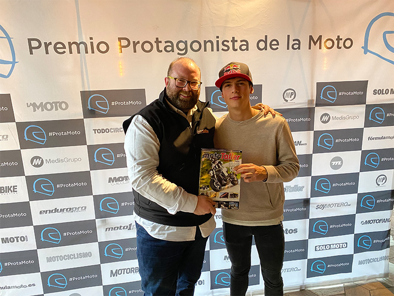 Jorge Prado gana el premio «Protagonista de la Moto» 2019