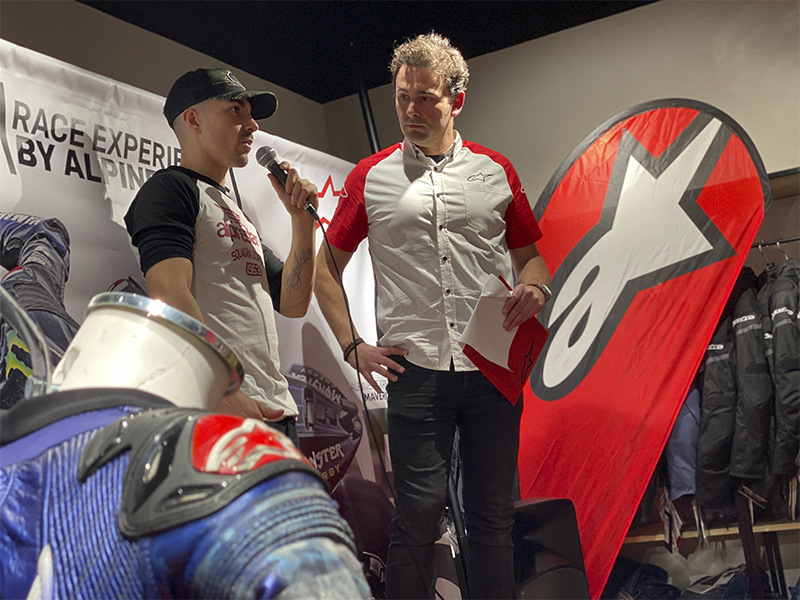 Alpinestars y Maverick Viñales muestran el funcionamiento del airbag Tech-Air en Martimotos