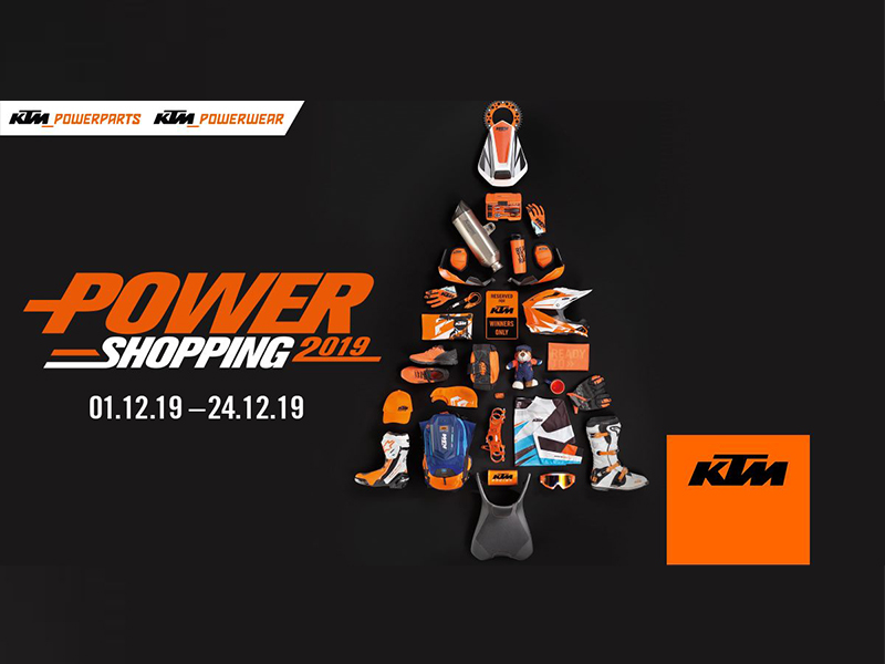 Increíbles descuentos con la campaña Power Shopping 2019 de KTM