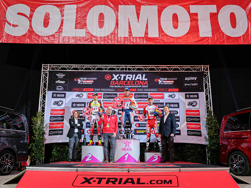 Toni Bou gana el Trial Indoor Solo Moto de Barcelona