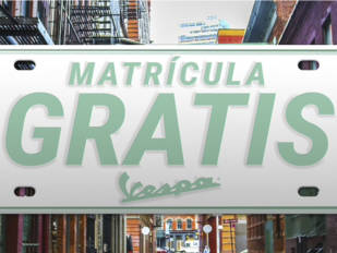 Matrícula gratis si reservas o compras cualquier modelo del Grupo Piaggio antes del 30 de abril Matrícula gratis si reservas o compras cualquier modelo del Grupo Piaggio antes del 30 de abril