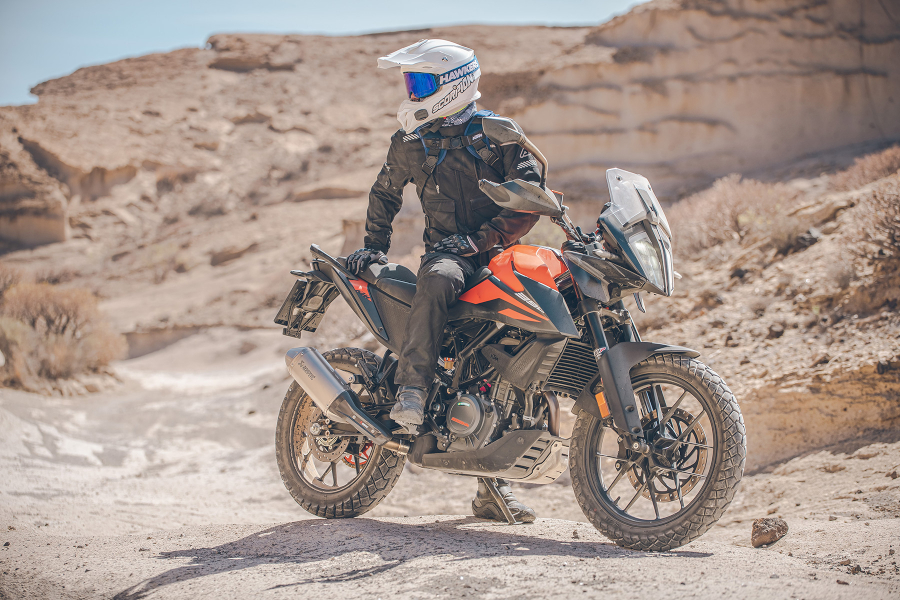 KTM 390 Adventure 2020 con los Continental TKC 70